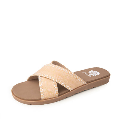 Yellow Box Footwear Fariel Slide Sandal - Natural