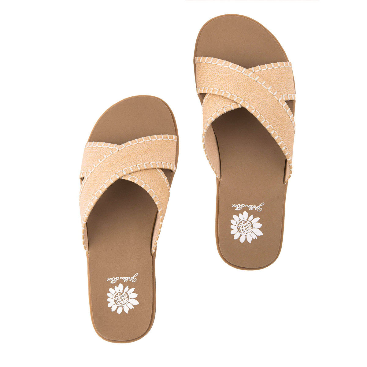 Yellow Box Footwear Fariel Slide Sandal - Natural