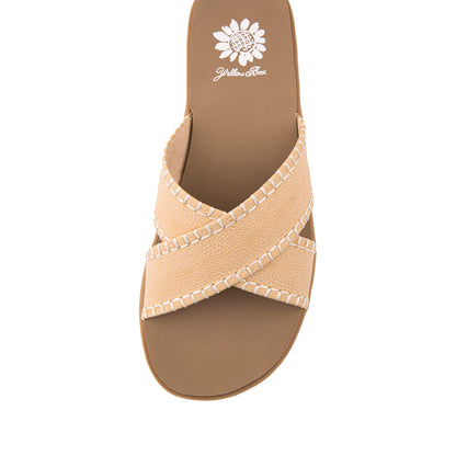 Yellow Box Footwear Fariel Slide Sandal - Natural