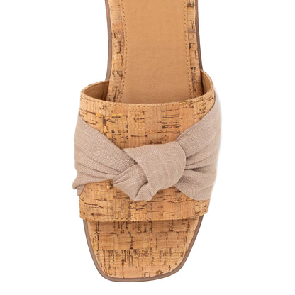 Yellow Box Footwear Kimia Slide Sandal - Cork