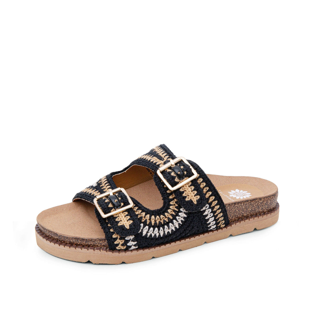 Yellow Box Footwear Holden Slide Sandal - Black