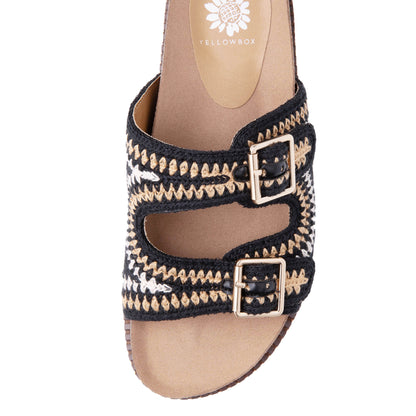 Yellow Box Footwear Holden Slide Sandal - Black
