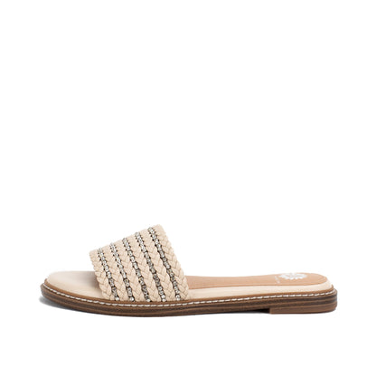 Yellow Box Footwear Lasky Slide Sandal - Ivory