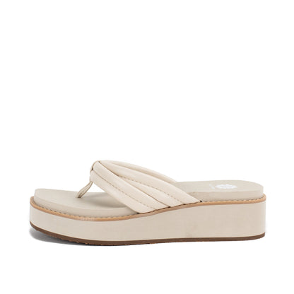 Yellow Box Footwear Hasani Flatform Sandal - Ivory