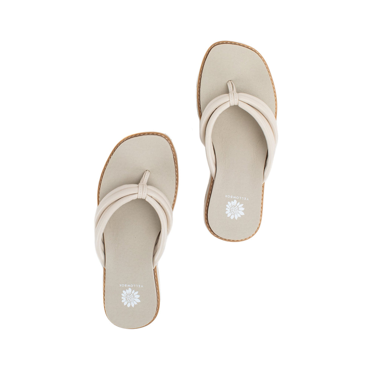 Yellow Box Footwear Hasani Flatform Sandal - Ivory