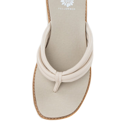 Yellow Box Footwear Hasani Flatform Sandal - Ivory