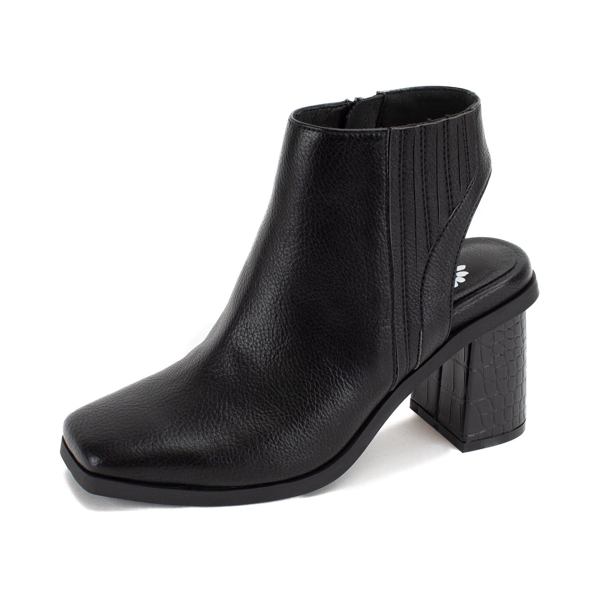 Yellow Box Footwear Millar Heeled Bootie - Black