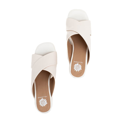 Yellow Box Footwear Ovilia Platform Heell - Ivory