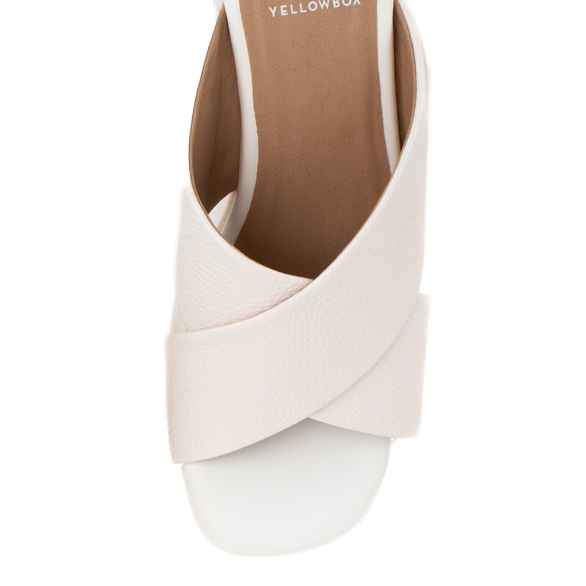 Yellow Box Footwear Ovilia Platform Heell - Ivory