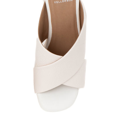 Yellow Box Footwear Ovilia Platform Heell - Ivory