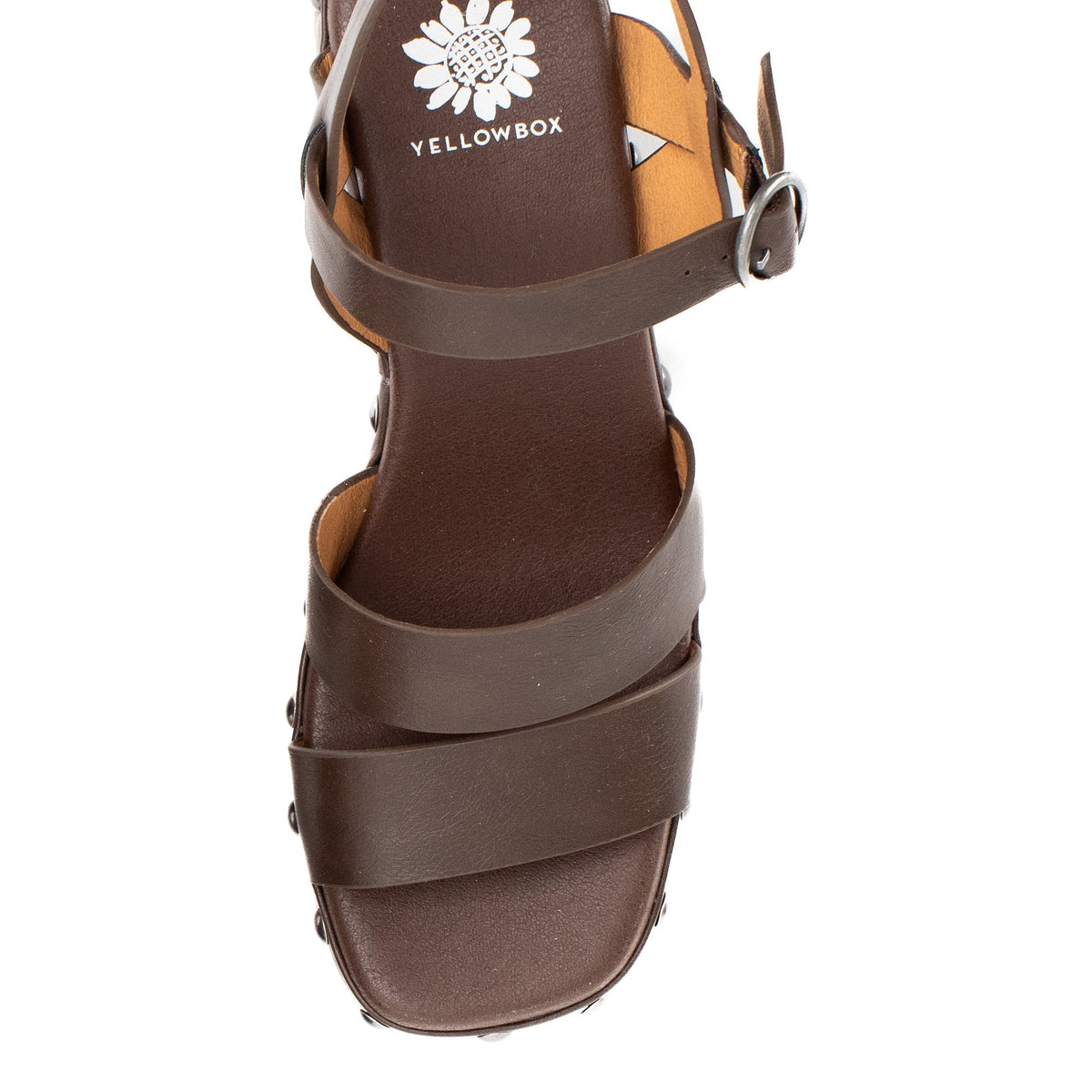 Yellow Box Footwear Orsha Platform Heel - Dark Brown