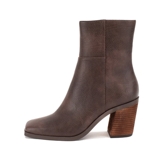Yellow Box Footwear Maora Heeled Boot - Brown