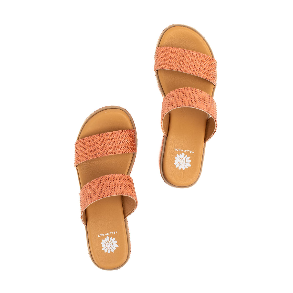 Yellow Box Footwear Inisa Wedge Sandal - Coral