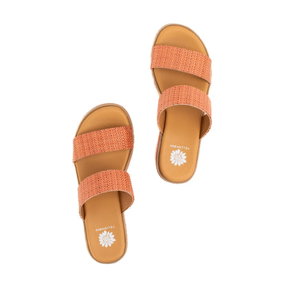Yellow Box Footwear Inisa Wedge Sandal - Coral