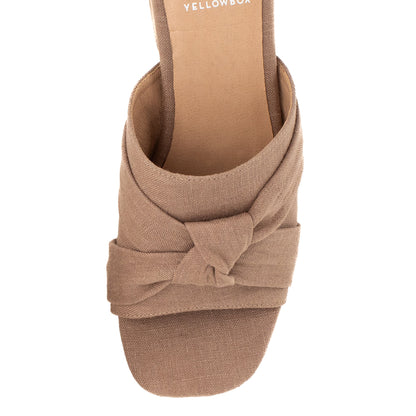 Yellow Box Footwear Ordo Platform Heel - Taupe