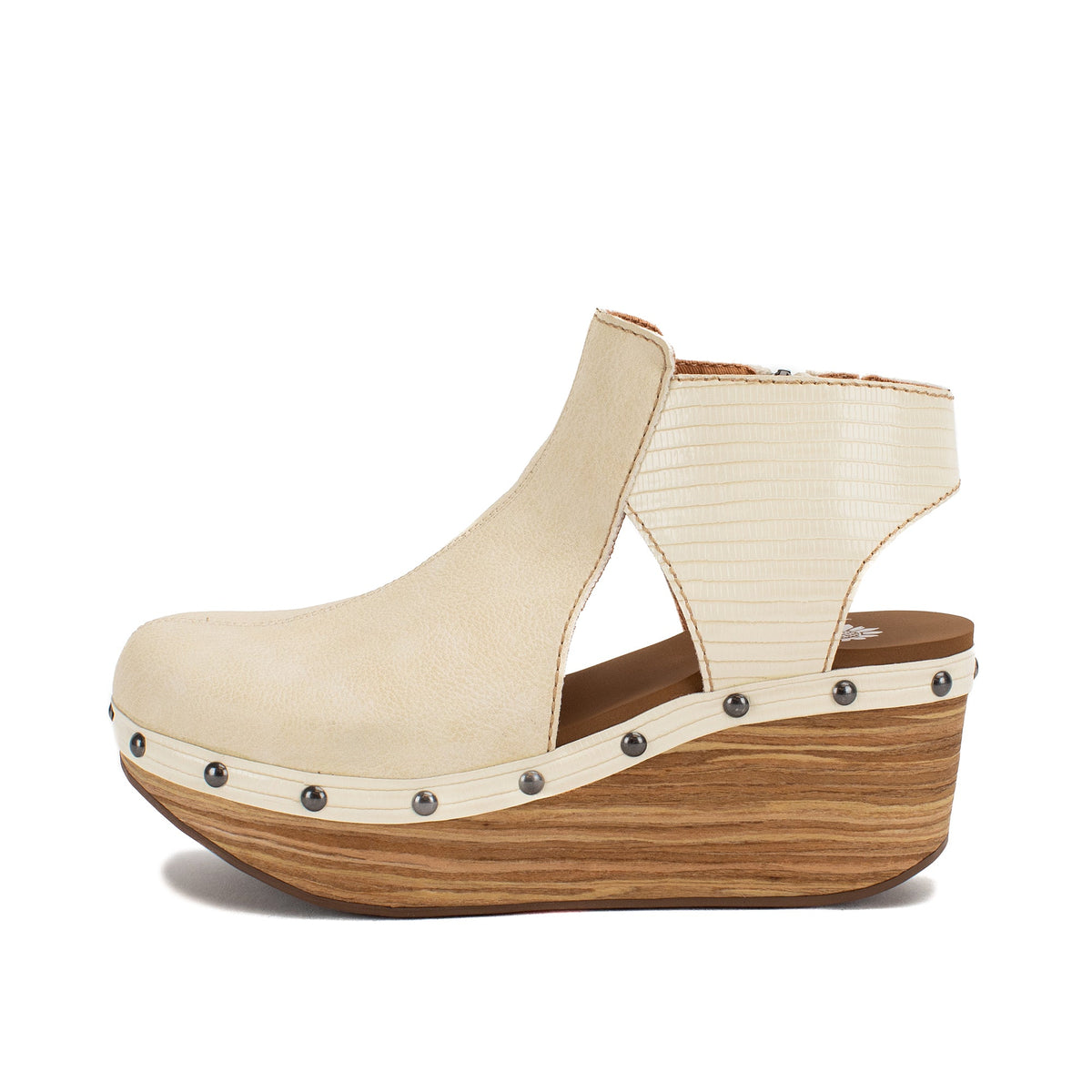 Yellow Box Footwear Brooke Wedge Clog - Bone