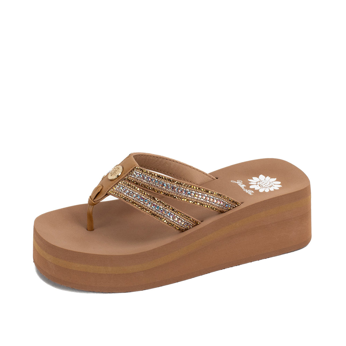 Yellow Box Footwear Krista Flatform Sandal - Tan