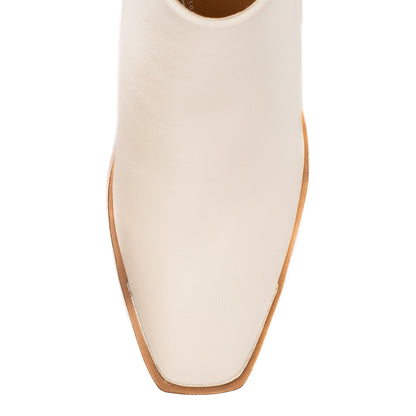 Yellow Box Footwear Valeska Cut-out Bootie - Ivory