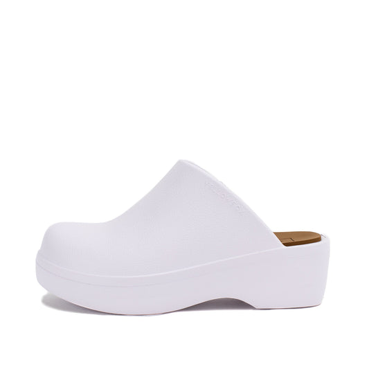 Yellow Box Footwear Zippy Clog - White
