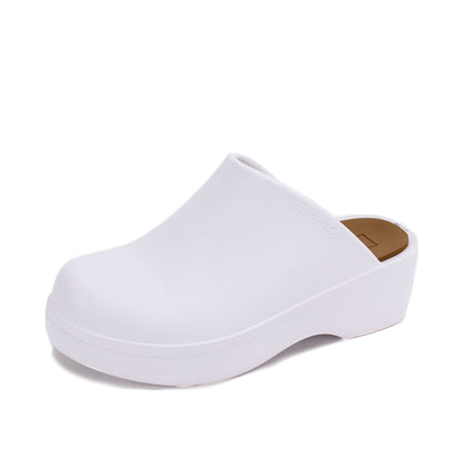 Yellow Box Footwear Zippy Clog - White