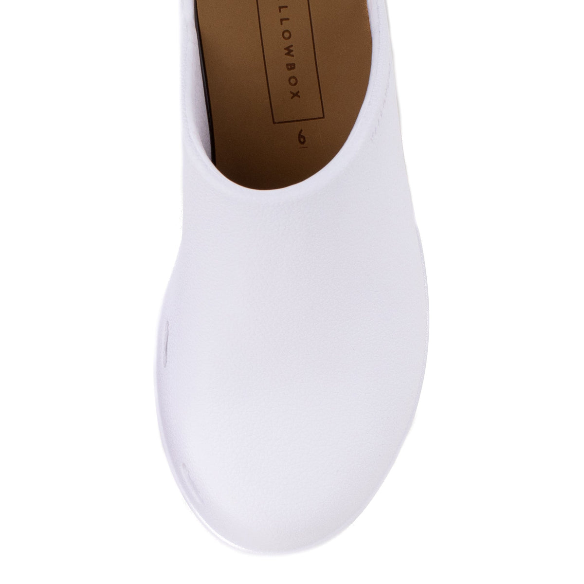 Yellow Box Footwear Zippy Clog - White