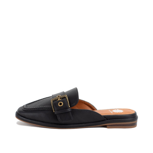 Yellow Box Footwear Jardeen Loafer Mule - Black