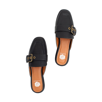 Yellow Box Footwear Jardeen Loafer Mule - Black