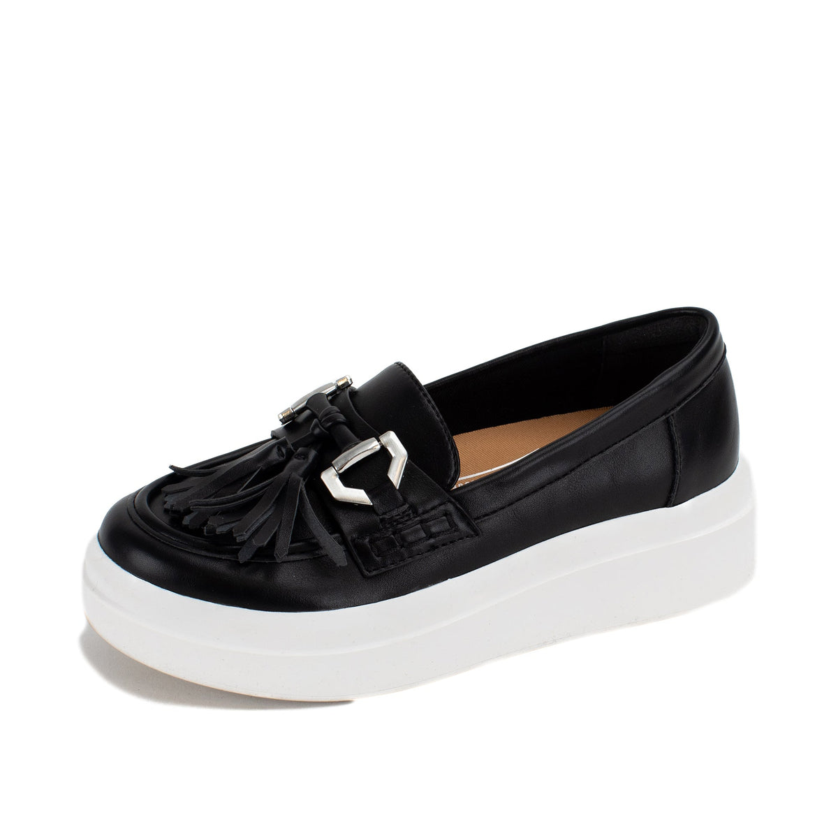 Yellow Box Footwear Erina Loafer Sneaker - Black