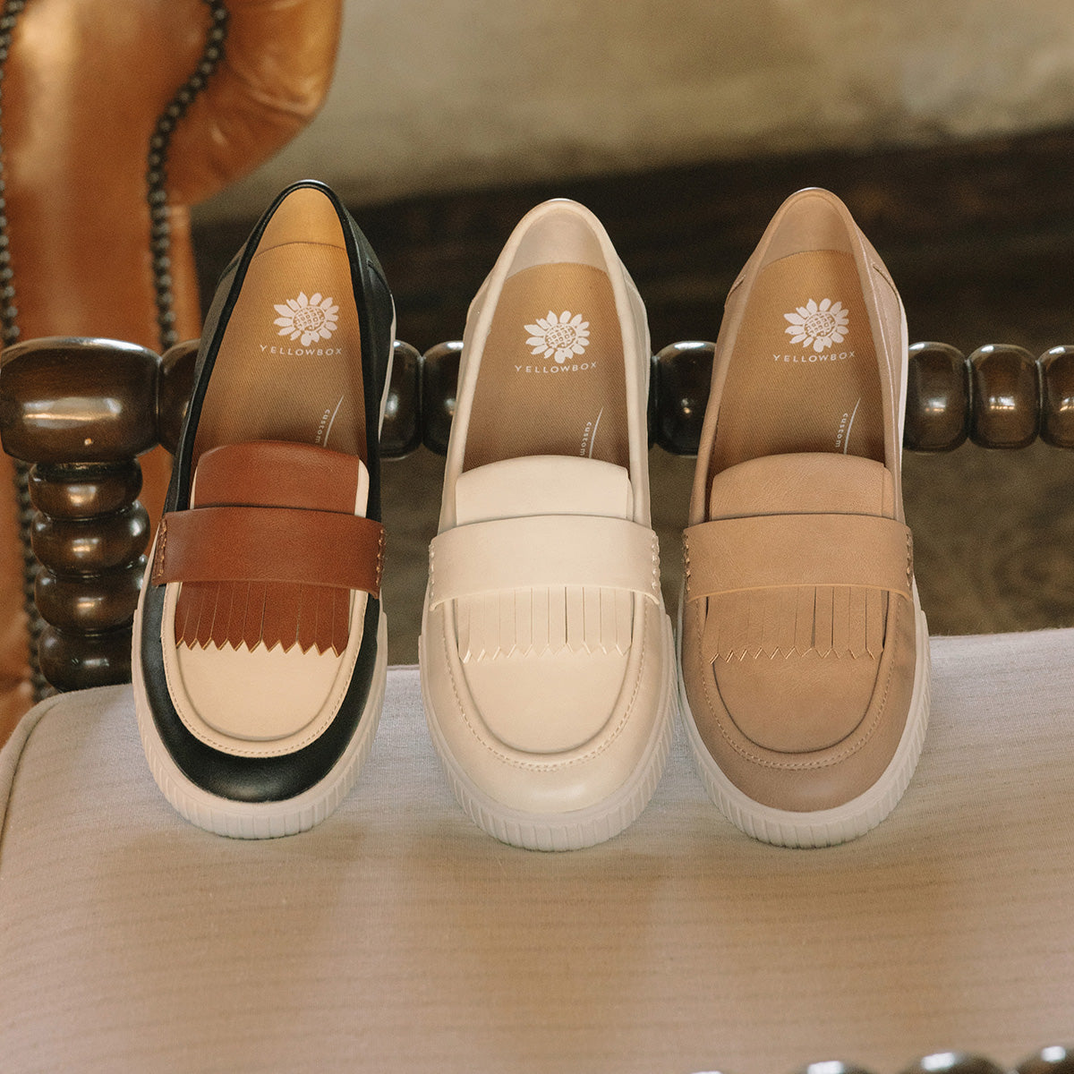Yellow Box Footwear Downey Loafer Sneaker - Ivory