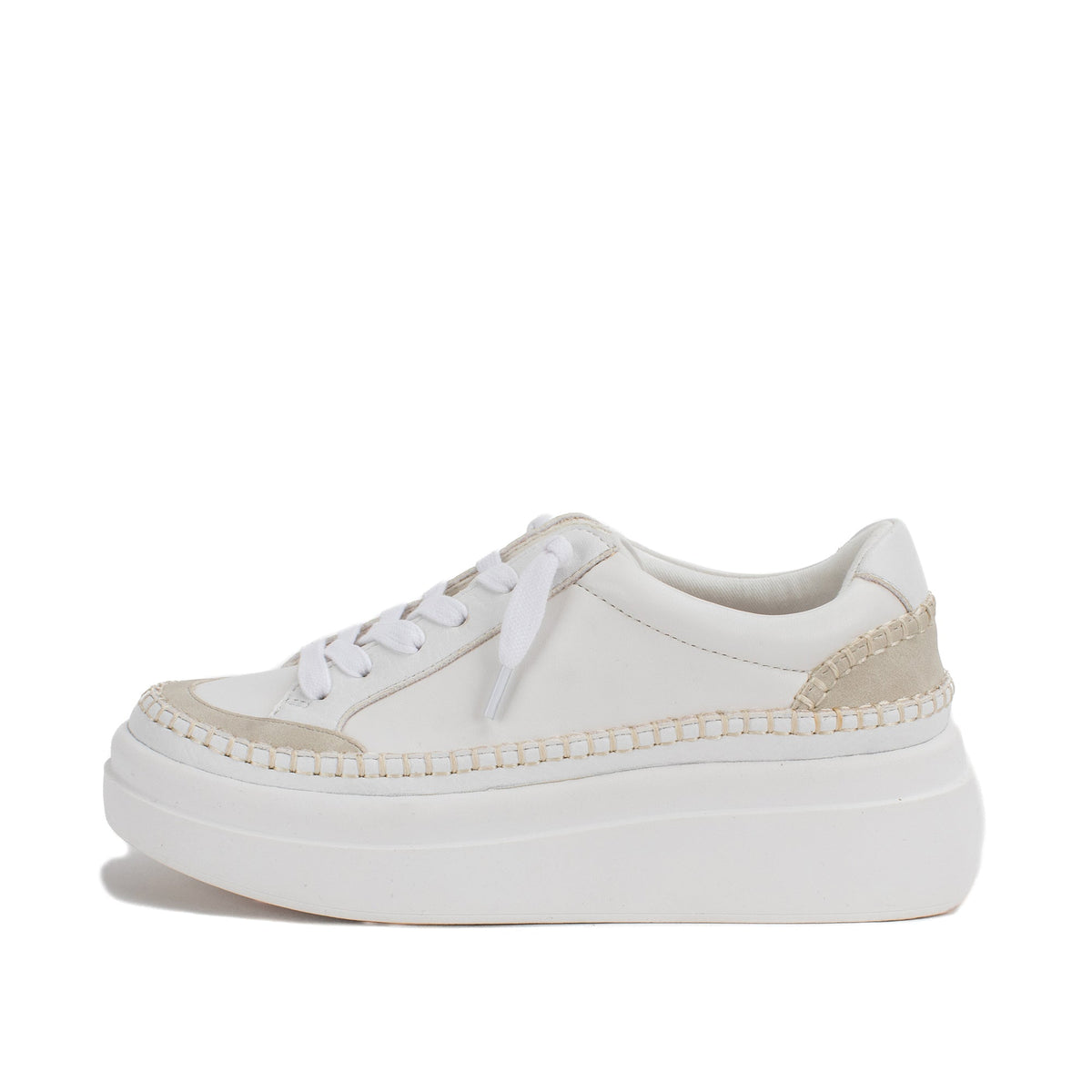 Yellow Box Footwear Eloise Flatform Sneaker - White