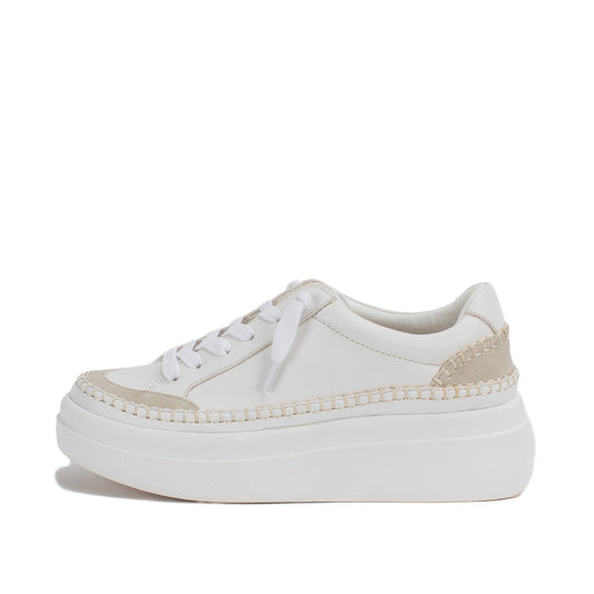 Yellow Box Footwear Eloise Flatform Sneaker - White