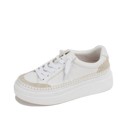 Yellow Box Footwear Eloise Flatform Sneaker - White
