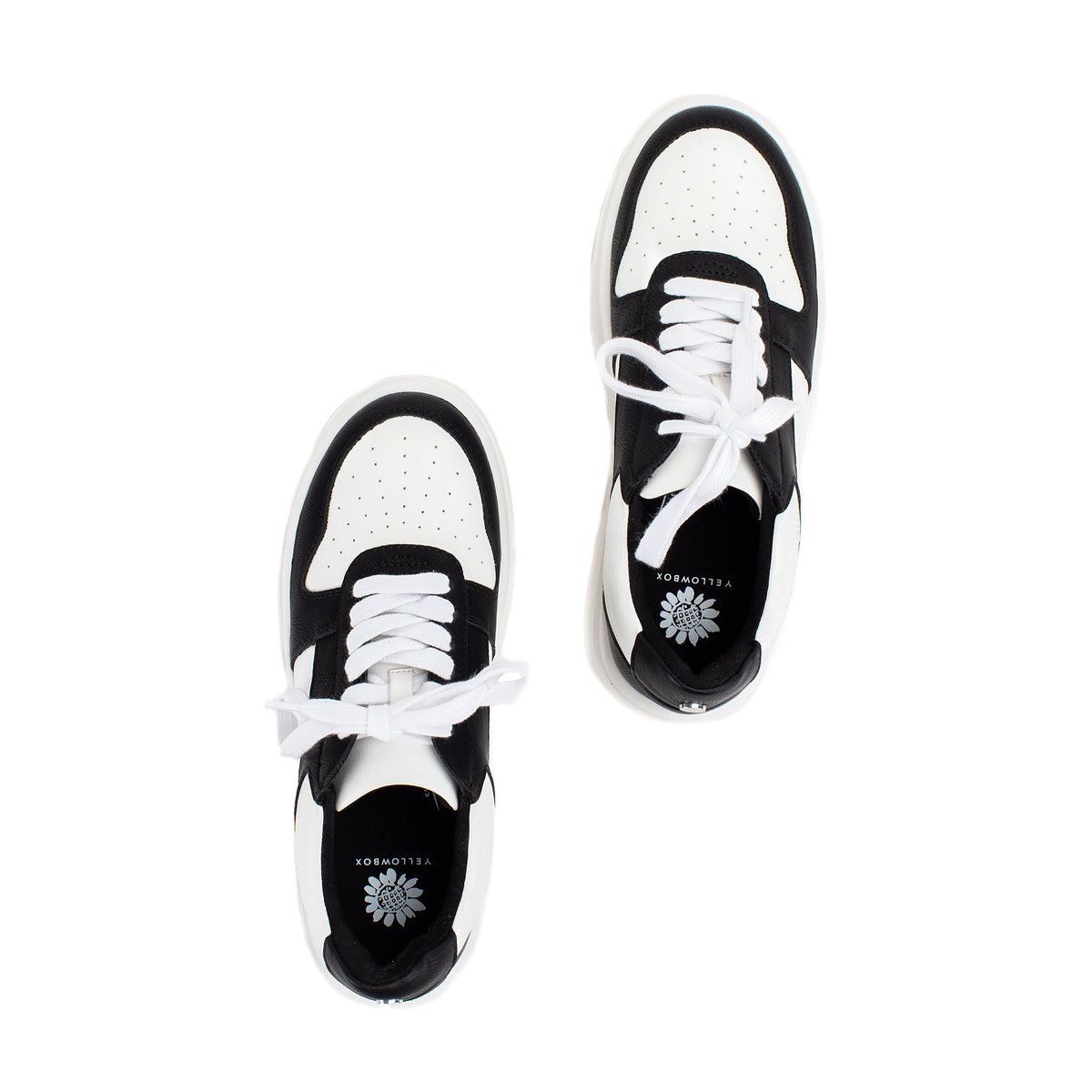Yellow Box Footwear Emma Flatform Sneaker - Black