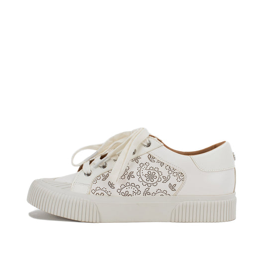 Yellow Box Footwear Gallen Lace-up Sneaker - White