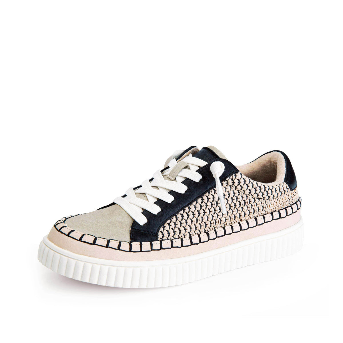 Yellow Box Footwear Moxie Lace-Up Sneaker - Black