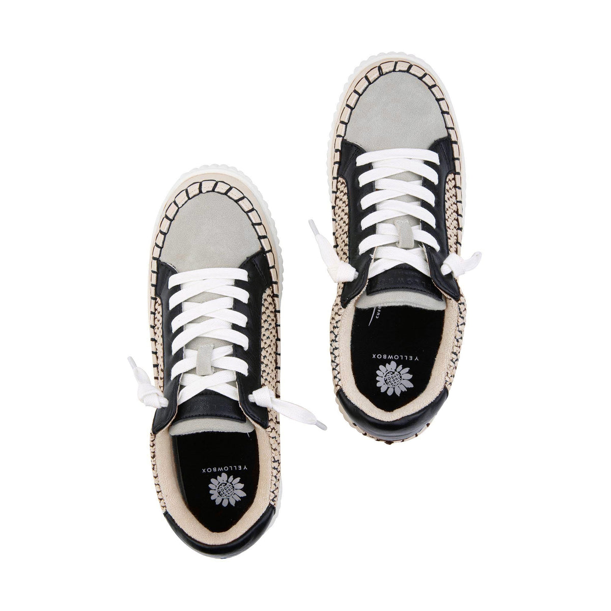 Yellow Box Footwear Moxie Lace-Up Sneaker - Black