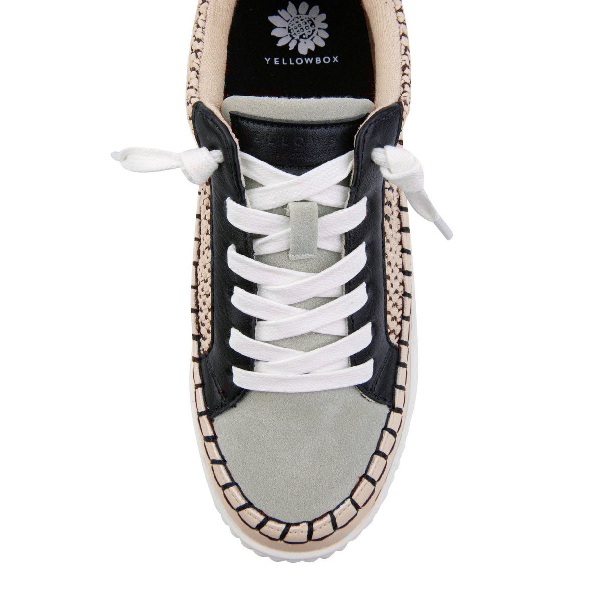 Yellow Box Footwear Moxie Lace-Up Sneaker - Black