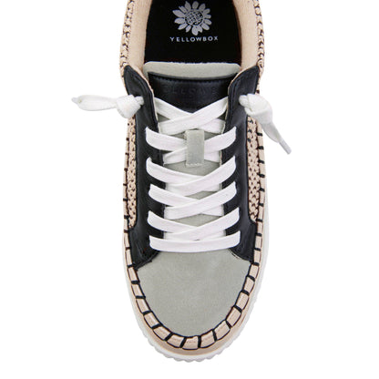 Yellow Box Footwear Moxie Lace-Up Sneaker - Black