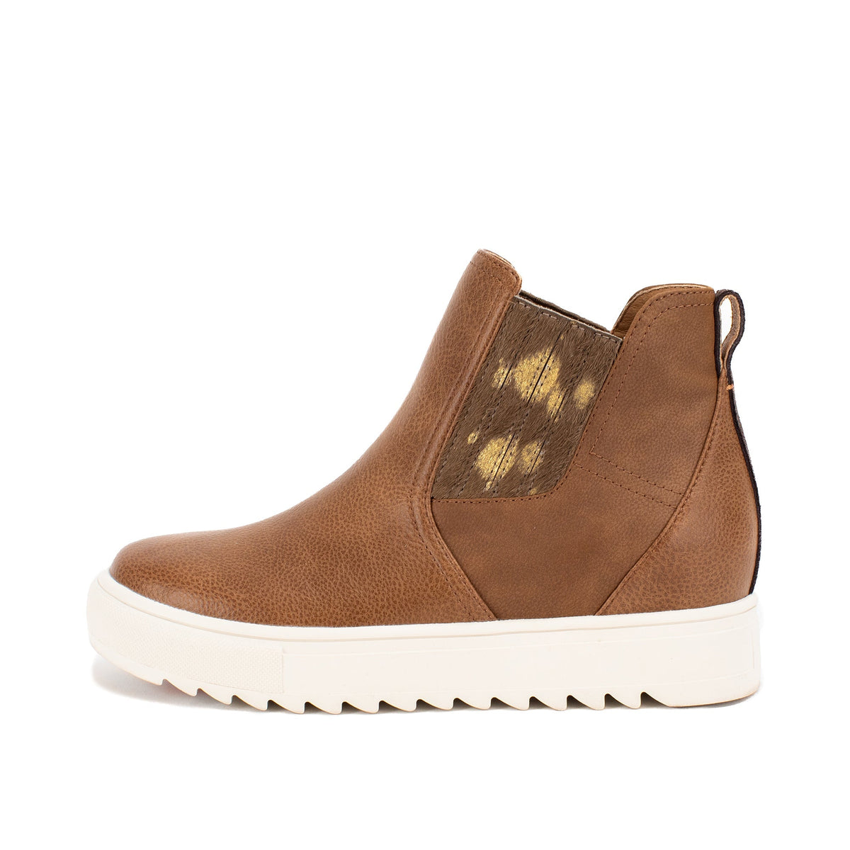 Yellow Box Footwear Malvena Wedge Sneaker Boot - Brown