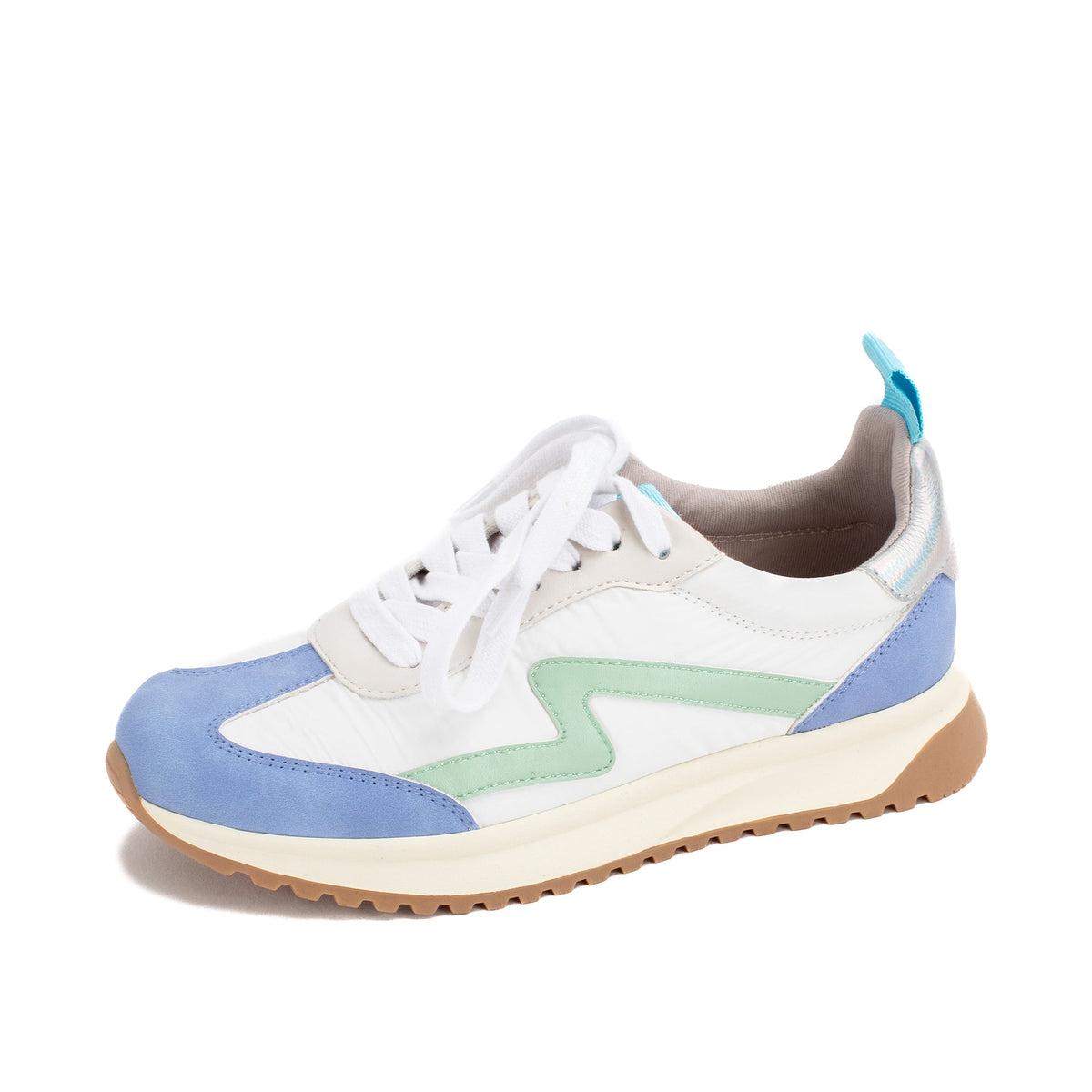 Yellow Box Footwear Ratna Lace-up Trainer - Blue Multi