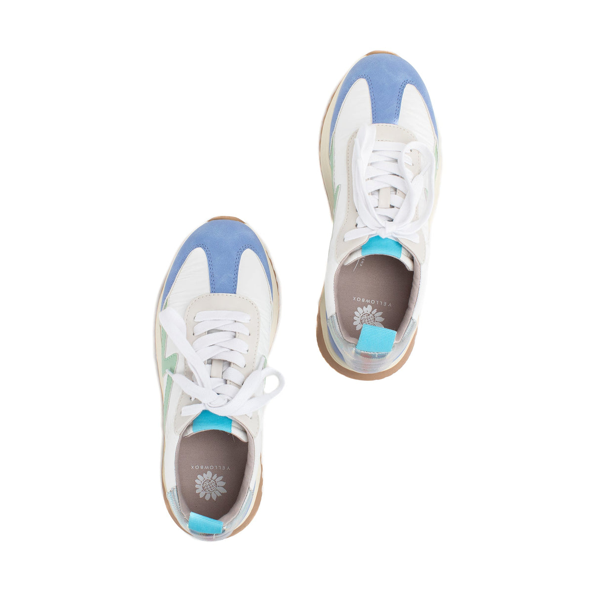 Yellow Box Footwear Ratna Lace-up Trainer - Blue Multi