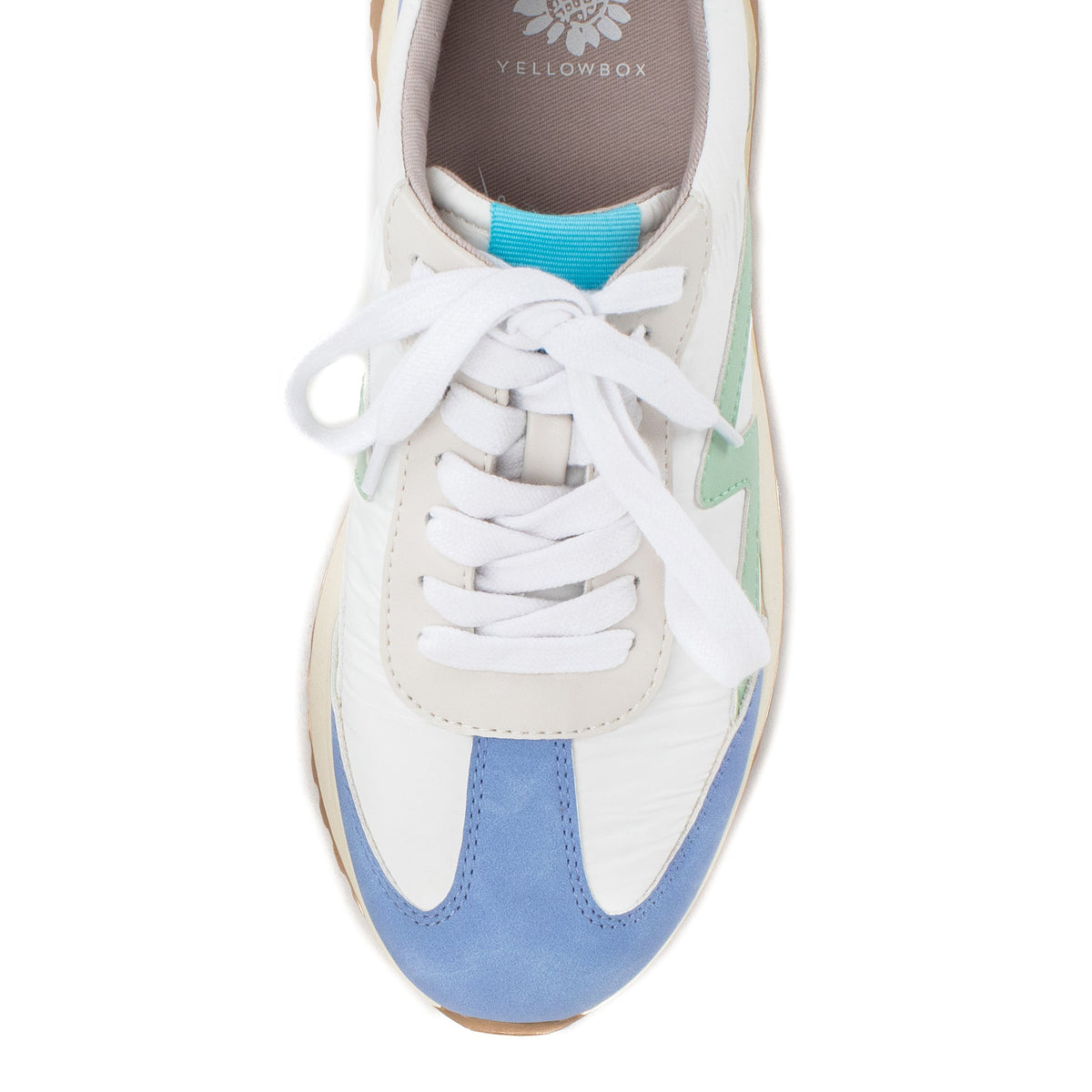 Yellow Box Footwear Ratna Lace-up Trainer - Blue Multi
