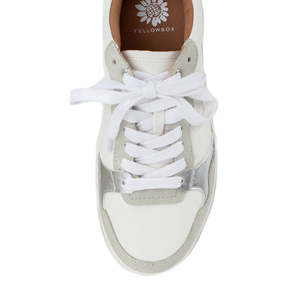 Yellow Box Footwear Nayari Court Sneaker - White