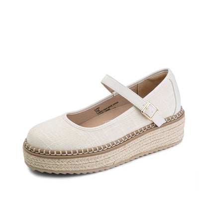 Yellow Box Footwear Miana Maryjane Espadrille - Cream