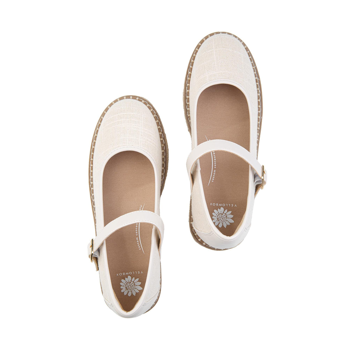 Yellow Box Footwear Miana Maryjane Espadrille - Cream