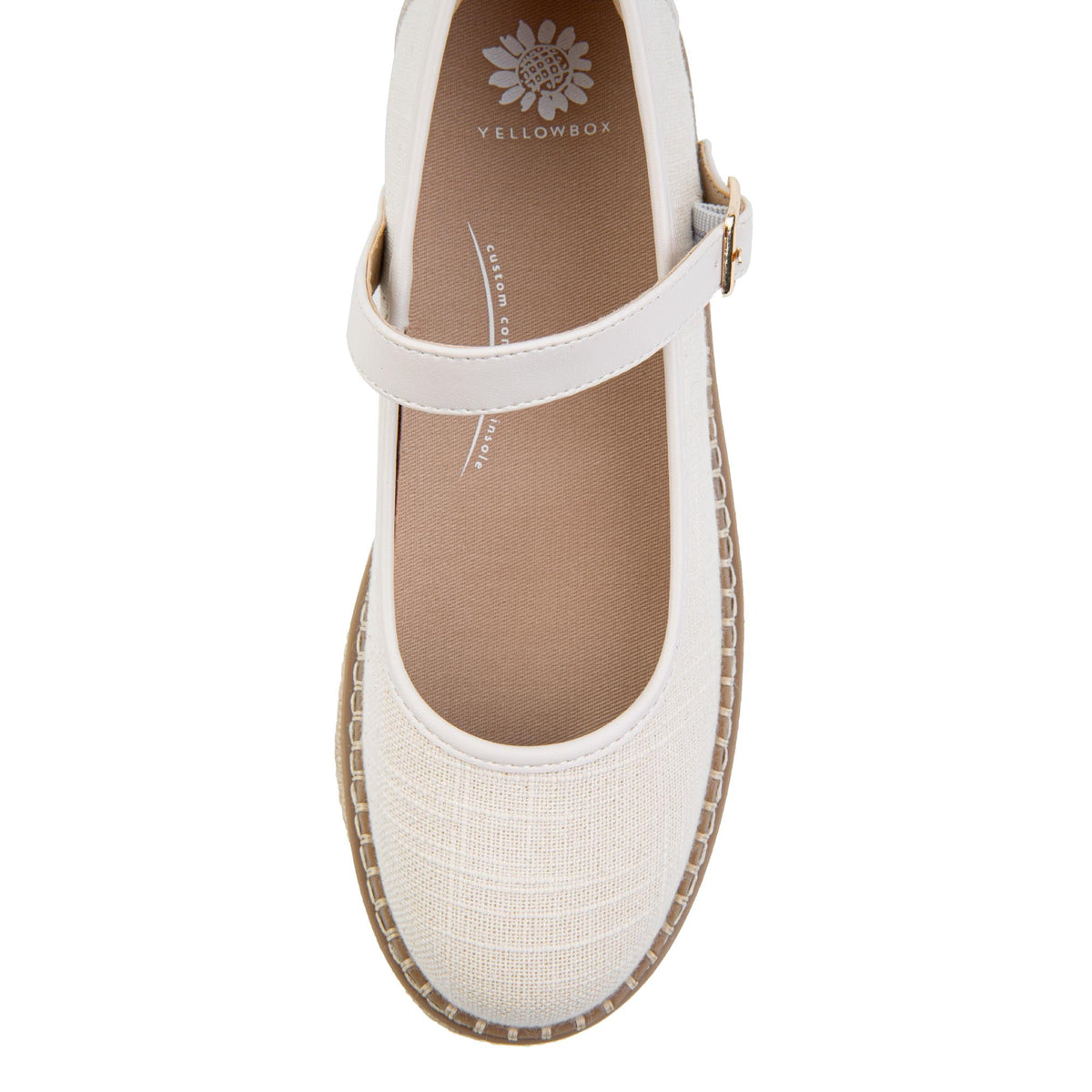 Yellow Box Footwear Miana Maryjane Espadrille - Cream
