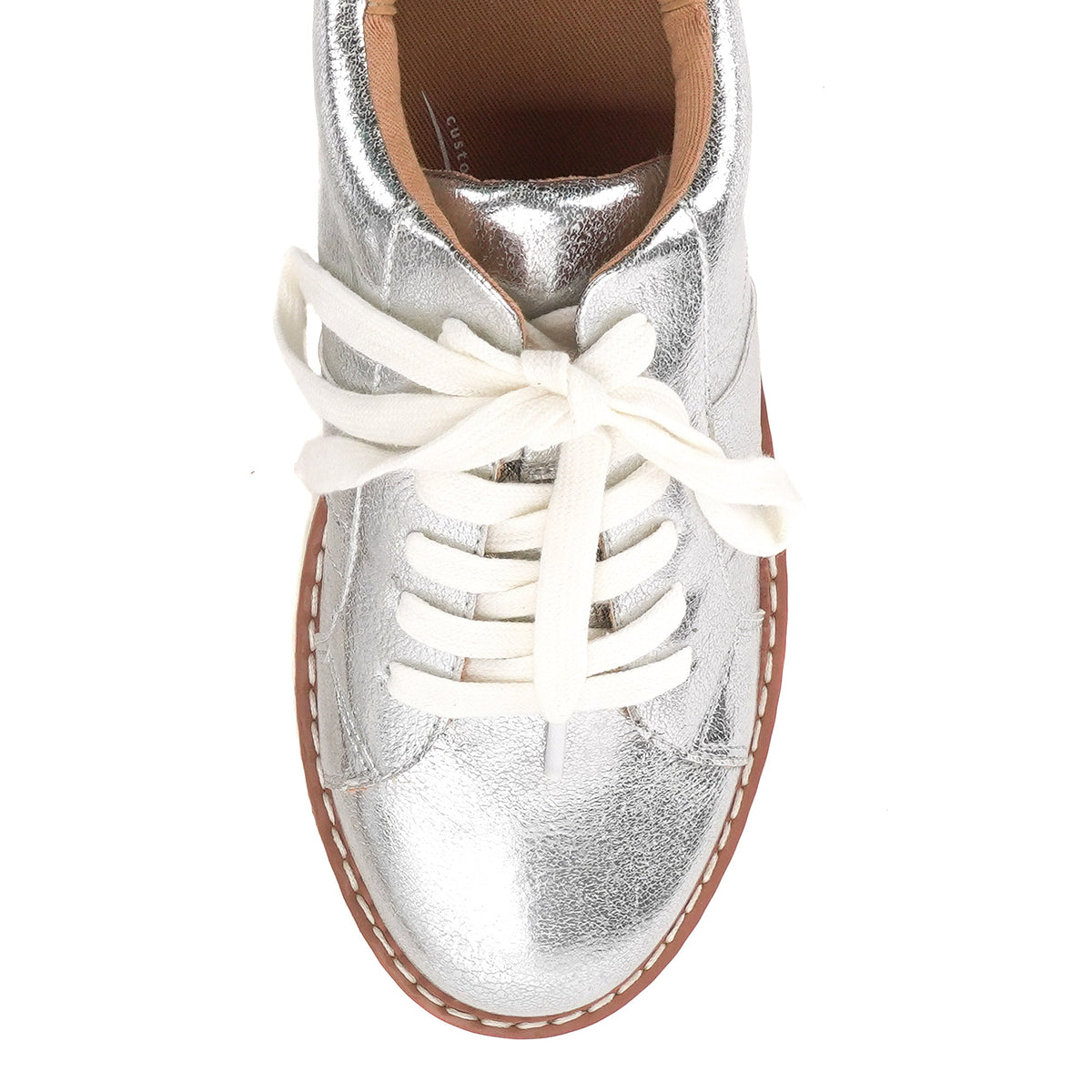 Yellow Box Footwear Marcell Flatform Sneaker - Silver