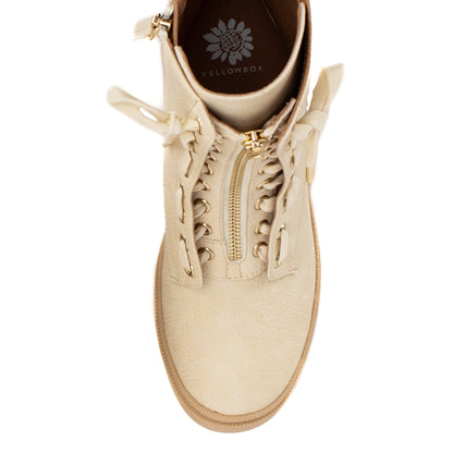 Yellow Box Footwear Thea Ankle Boot - Ivory