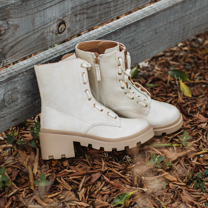 Yellow Box Footwear Thea Ankle Boot - Ivory