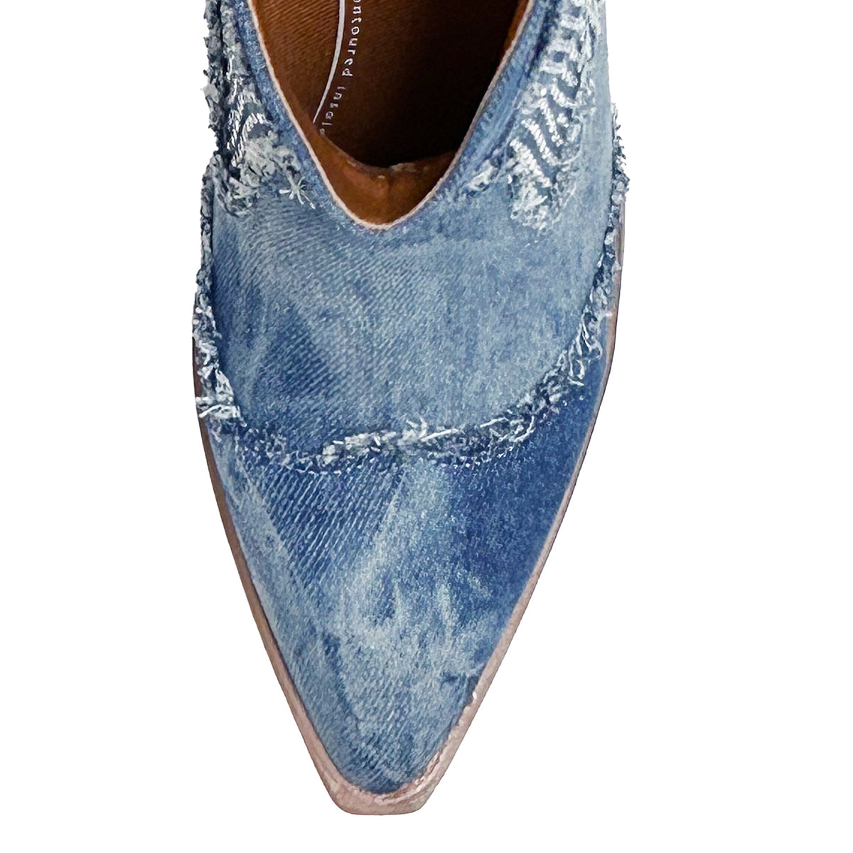Yellow Box Footwear Lagos Rhinestone Boot - Denim